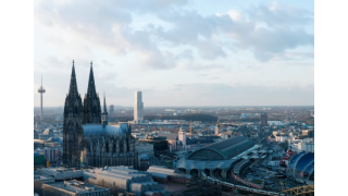 Cologne / Köln, Germany - Flycam 4k